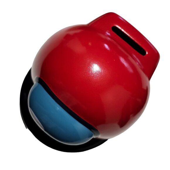 Among Us Crewmate Red Ceramic Piggy Bank Innersloth - Picture 5 of 7